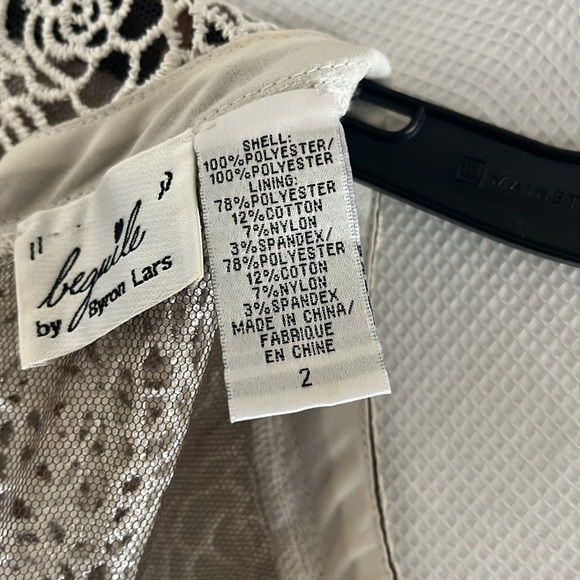 Byron Lars Sheath Lace Slimming Designer Dress size 2 Regular - Picture 12 of 13